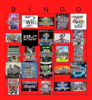 direct Bingo Card