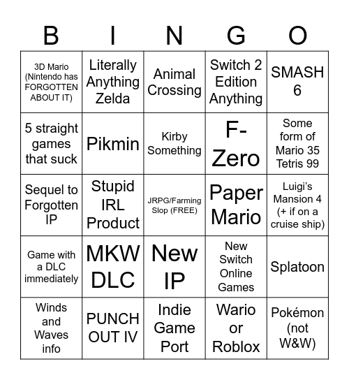 PUNCH OUT DIRECT 9.9.26 Bingo Card