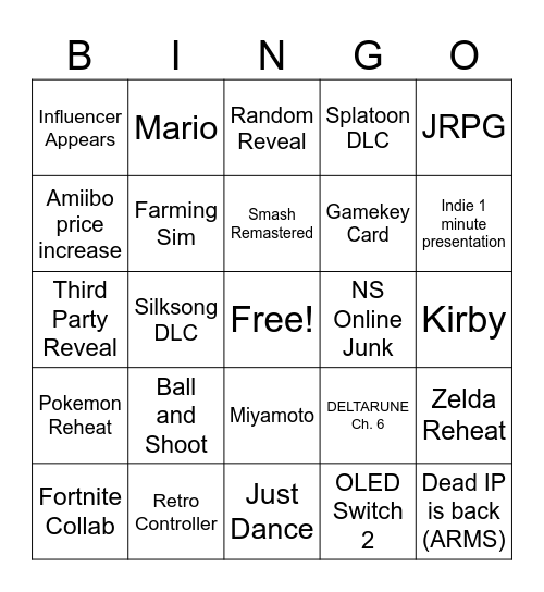 NS Presentation Sep 2026 Bingo Card