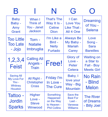 Grocery Store Jams II Bingo Card