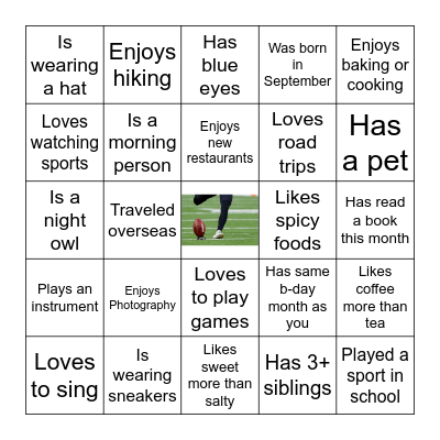 Connect 2026-27 Kickoff Bingo Card