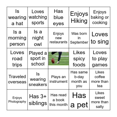 Connect 2026-27 Kickoff Bingo Card