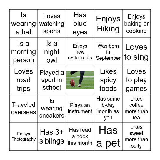 Connect 2026-27 Kickoff Bingo Card