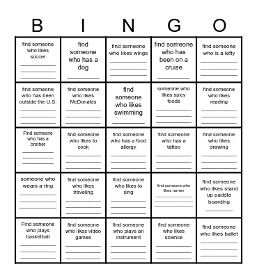 MUUSIKA Bingo Card