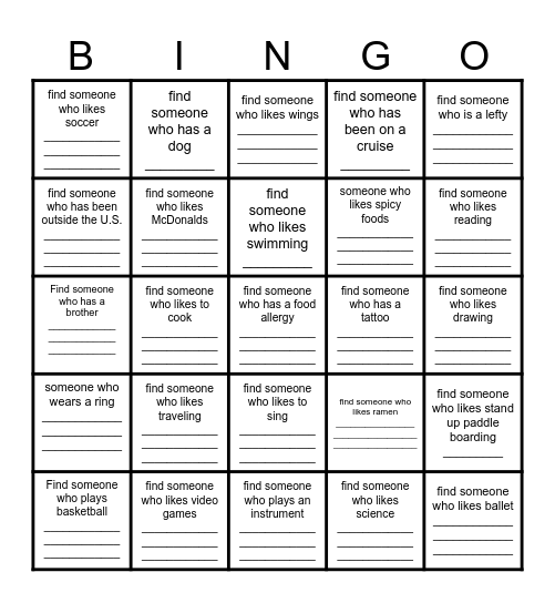 MUUSIKA Bingo Card