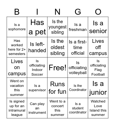 IM BINGO Card