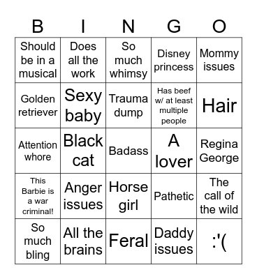 Card Maker Bingo Card