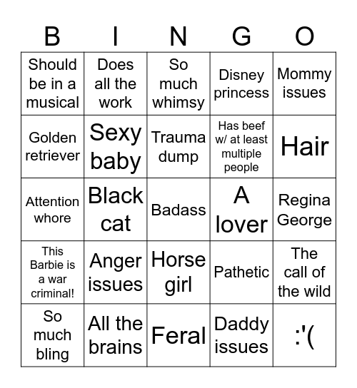 Card Maker Bingo Card