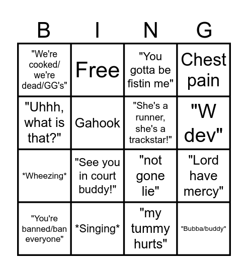 CASEOH Bingo Card