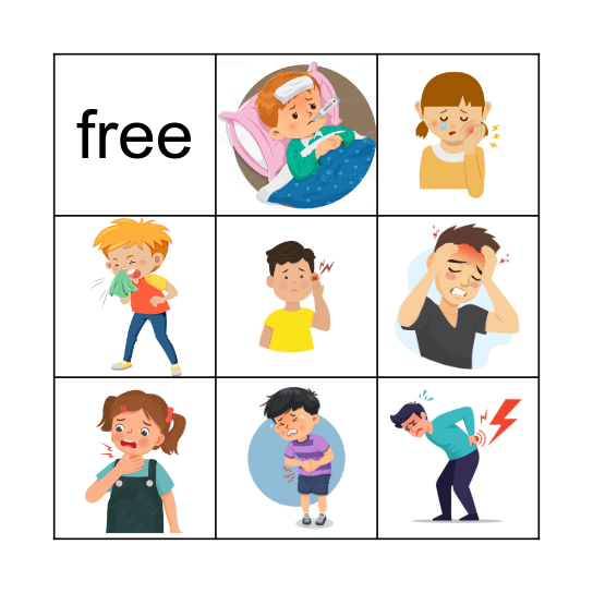 Ilness Bingo Card