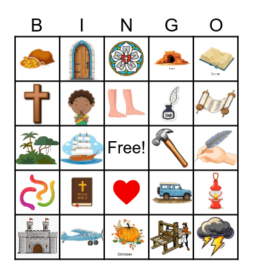 Sola Scriptura Bingo Card
