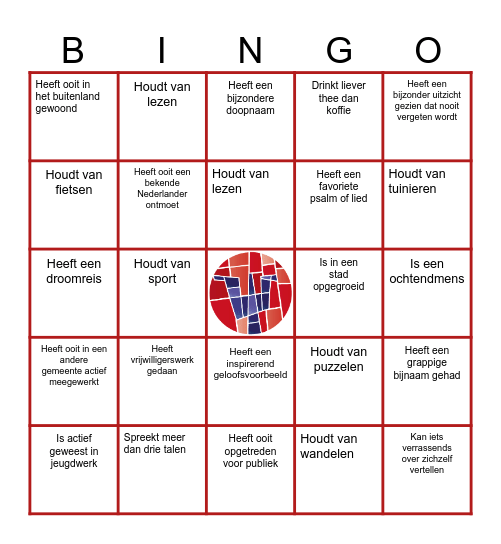 Emmaüskerk Eindhoven Bingo Card