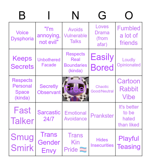 Jax Kin Bingo! Bingo Card