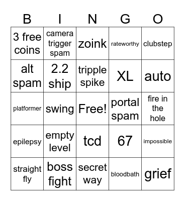 GD BINGO Card