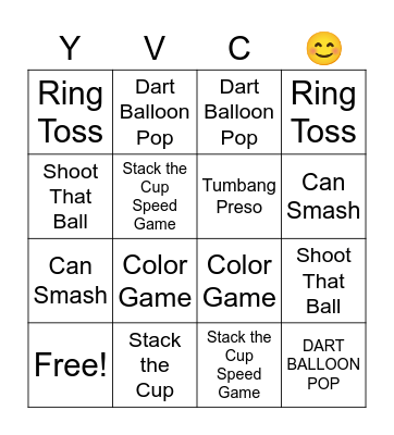YVC 2026 - Toxicology Fair Bingo Card