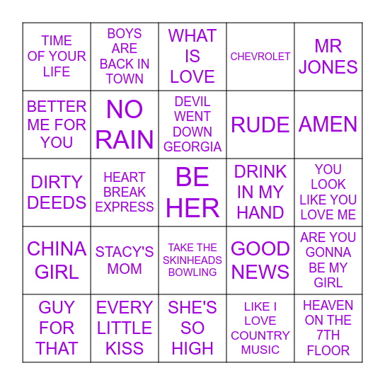 R5 9-13-26 Bingo Card