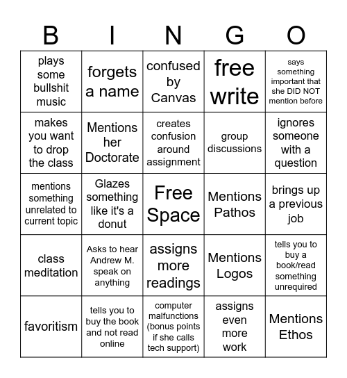 Grunbingo Card