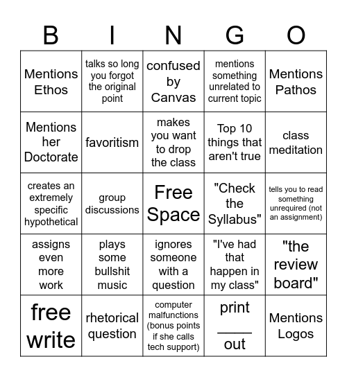 Grunbingo Card