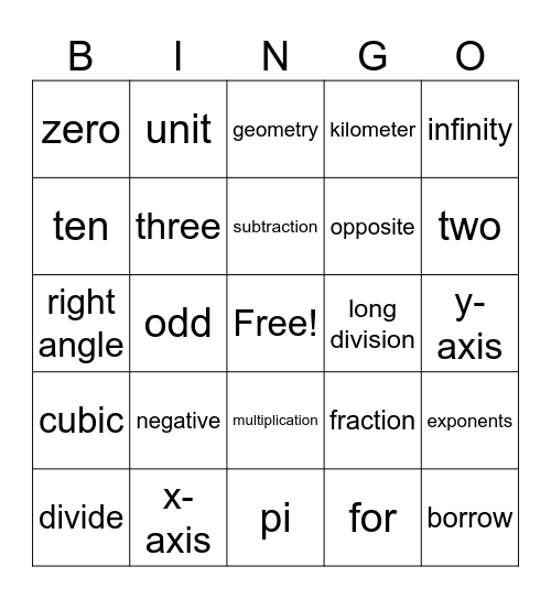 Alphabet Soup Bingo Card
