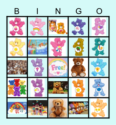 Bear-y- Happy Bingo Card