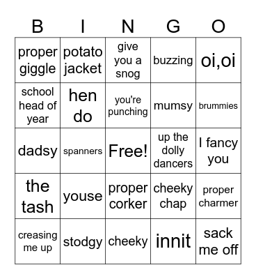 Love is Blind UK Bingo Card
