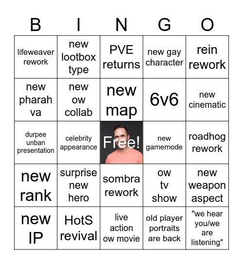 blizzcon 2026 Bingo Card
