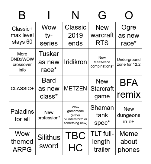 Rasmus' bingo-plade Bingo Card
