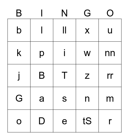 IPA-Bingo Card