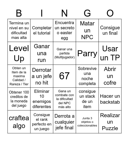 Bingo virgen Bingo Card
