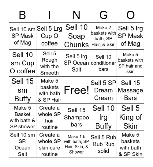 Self Preserving Bingo Card