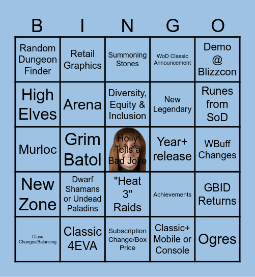 BLIZZCON BINGO Card