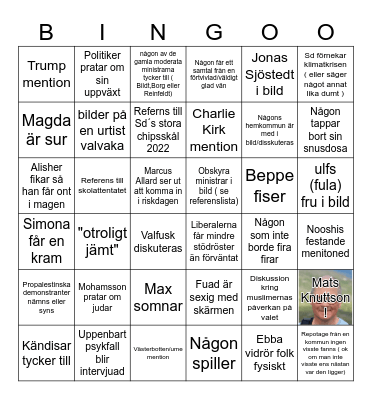 VALVAKA 2026 Bingo Card