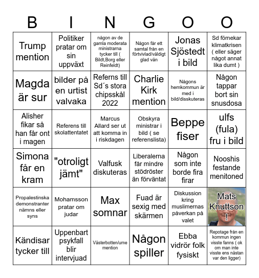 VALVAKA 2026 Bingo Card