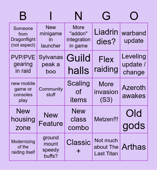 Atri a Litch bingo Card