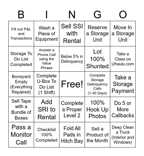 834072 Bingo Card