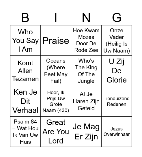 Raad de plaat Bingo Card