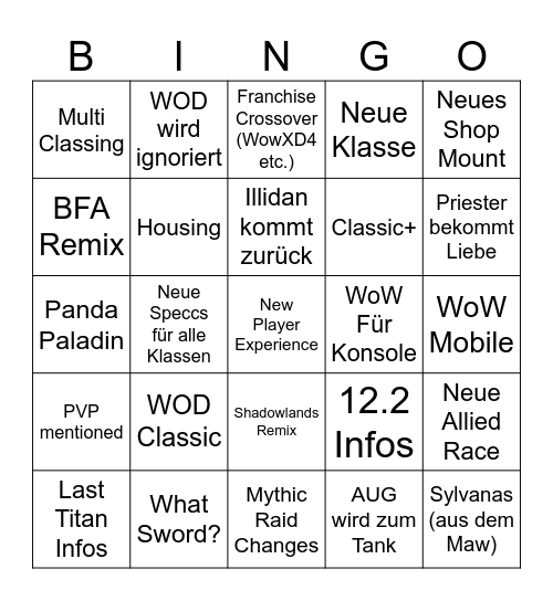 FunWithBingo Card