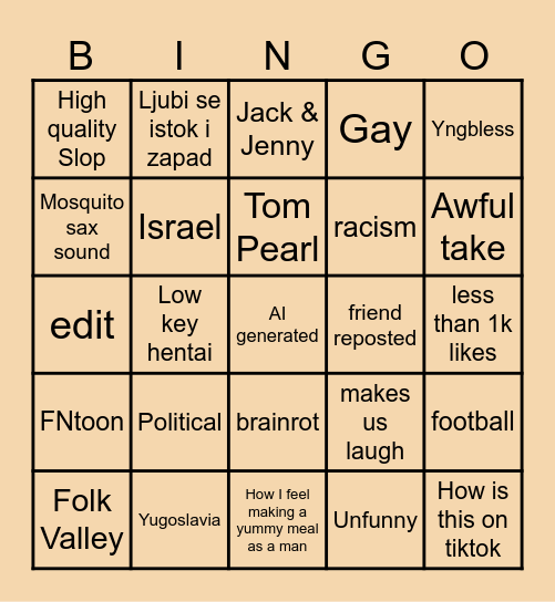 Ultimate super duper Sheldon Cooper Adrian fyp tiktok Bingo Card
