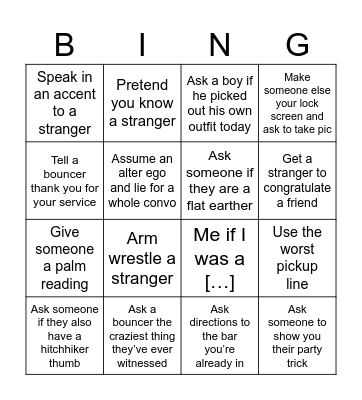 Life is so good bing Bingo Card