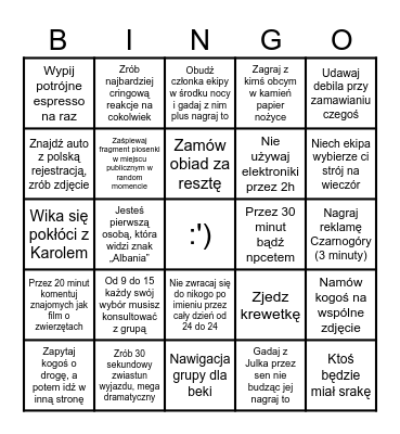Bingo1 Bingo Card