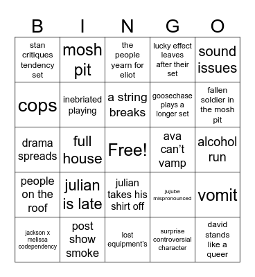 co11ective bts show Bingo Card