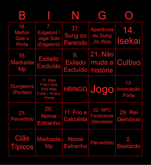 HBINGO Card