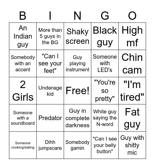 Ome Bingo Card