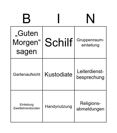Konferenzbingo Vol. 2 Bingo Card