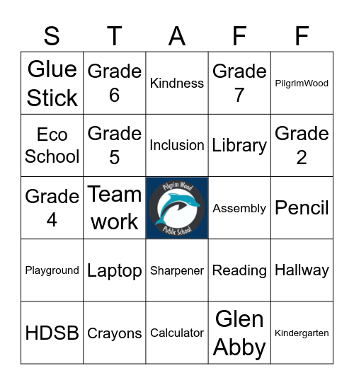 PilgrimWood Bingo Card