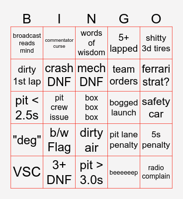 Gran Bango De Espana 26 Bingo Card