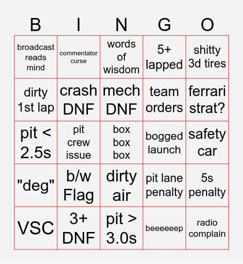 Gran Bango De Espana 26 Bingo Card