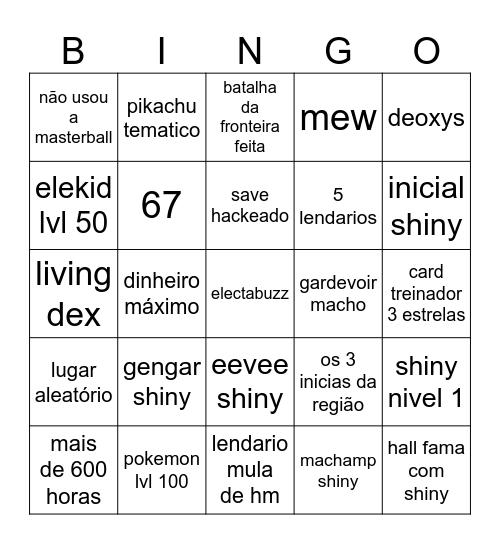 save dos inscritos Bingo Card