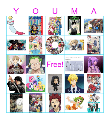 YOUMA BINGO Card