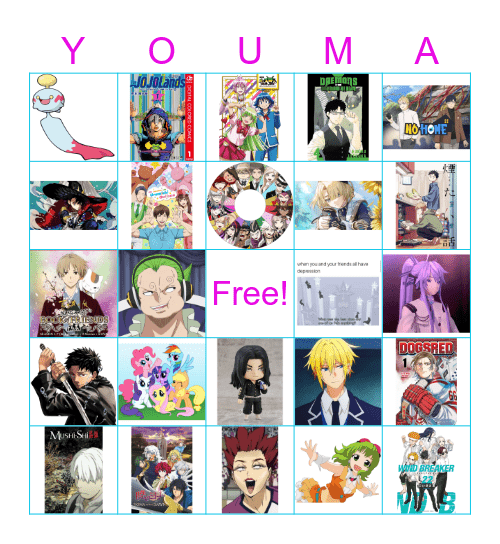 YOUMA BINGO Card